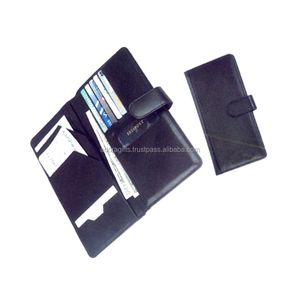 Portatarjetas de viaje Funda de pasaporte de cuero PU con tarjeta de identificación Estuche de boleto de viaje para pasaportes y otros documentos - Product Image 1