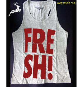 OEM Tirupur Gym Fitness Tank Top Chaleco Calidad Fina Algodón Premium Saludable Precio barato O-cuello Diseño de talla grande - Product Image 2