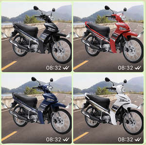 Motocicleta, superventas, 115cc, fabricada en Vietnam (negro/azul) - Product Image 5