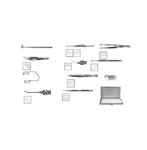 ชุดเครื่องมือสำหรับการสอดใส่และกำจัดวัตถุแปลกในตา - ชุดเครื่องมือผ่าตัดที่ใช้เหล็กกล้าอย่างดี - Product Image 1