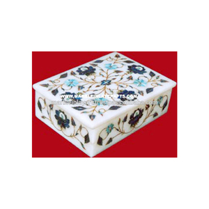 กล่องเครื่องประดับทำมือ Pietra Dura Marble - Product Image 1