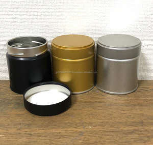 Fiable et adorable boîte à vis en métal japonais étanche à l'air pour le stockage des feuilles de thé - Product Image 1