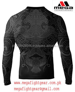 MMA/BJJ Rash Guard all'ingrosso produttore del Pakistan stampa personalizzata di alta qualità di alta qualità di lunga lunghezza - Product Image 2