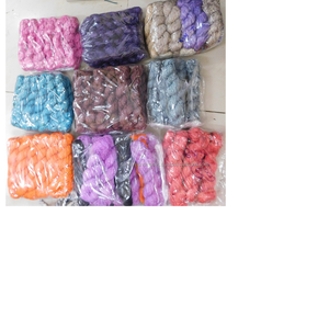 เส้นด้ายไหมกล้วยหลากสีทำด้วยมือที่ทำจากผ้าไหมกล้วยมีให้เลือก100กรัมเหมาะสำหรับร้านค้าเส้นด้าย - Product Image 1