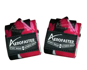 Muñequeras de camuflaje Rosa Accesorio de fitness de apoyo para levantamiento de pesas - Product Image 5