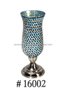 Grande lampe créative en verre aluminium et métal - Product Image 4