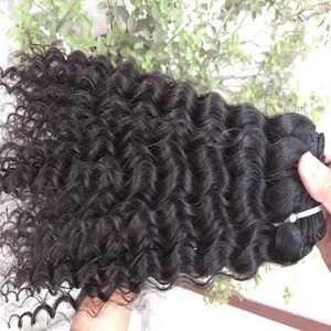 Extensiones de cabello indio estilo rizado negro/marrón natural a precio de fábrica Remi Jerry Curl cabello humano crudo de exportación - Product Image 5