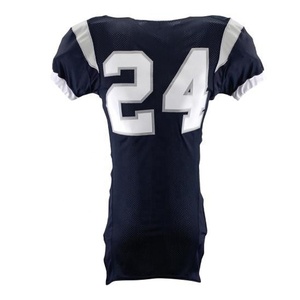 Vente en gros de maillots de football américain pour adultes de qualité supérieure, sur mesure, grande taille, respirant, séchage rapide, 100% coton, Blue Eagle Sports - Product Image 1