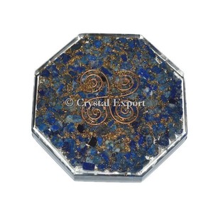 <b>Orgonite</b> Vastu Coaster Lapis Healing Reiki Orgone Products - Product Image 1