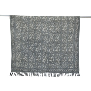 พรมผ้าฝ้าย4X6ฟุต,พรมทอมือสไตล์โบโฮโบราณ Dhurrie พิมพ์ลายบล็อกมือสไตล์อินเดีย - Product Image 5