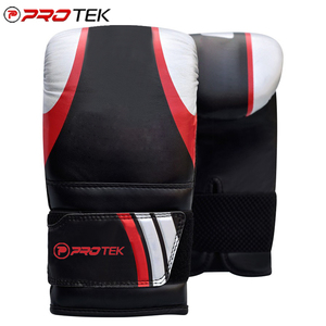 Gants et protège-poignets de boxe de haute qualité en cuir PU/cuir véritable, taille/design personnalisables, protection confortable - Product Image 4