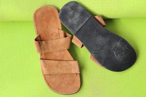 Men's Suede Leather <b>Slipper</b> Flip Flop Flat - Product Image 2