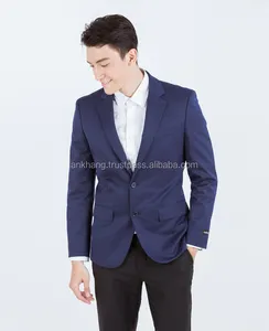 New stylish slim fit navy blazer for men