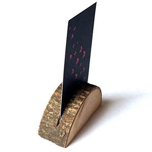 Vintage Wood <b>Table</b> Menu and Business <b>Card</b> Holder for Wedding and Photo Use - Product Image 1