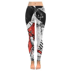 2024 personnalisé taille haute Stretch Fitness Leggings 3D Sublimation Compression Yoga pantalon à la mode personnalisé Fitness vêtements - Product Image 1