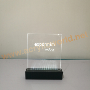 Tablero de señal LED con borde iluminado, base de señal con letras acrílicas, con logotipo 3d - Product Image 3