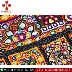 Miroir de travail brodé à la main, 3 pièces, Valance de décoration, maison, vente en gros - Product Image 3