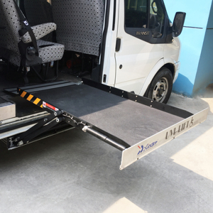 Plateforme élévatrice électrique pour fauteuil roulant pour personnes handicapées, voiture, fourgon, <span class=keywords><strong>bus</strong></span>, fauteuil roulant, patient, accès et descente des véhicules, certificat CE Emark - Product Image 2