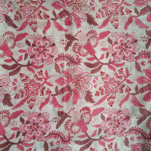 Tissu en coton imprimé à la main au mètre, couture, artisanat, confection de robes, accessoires d'ameublement, redessin de tissu brut - Product Image 1