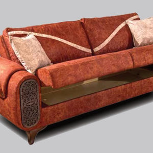 Arya Modern Living Room <b>Sofa</b> <b>Bed</b> Set with Solid Wood Frame Inflatable Design for Apartment & Hospital Use - Product Image 1