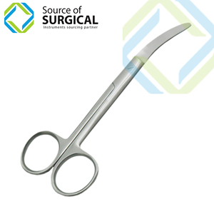 Busch Manuel Omblical Ciseaux En Acier Inoxydable Instruments Chirurgicaux Base - Product Image 1