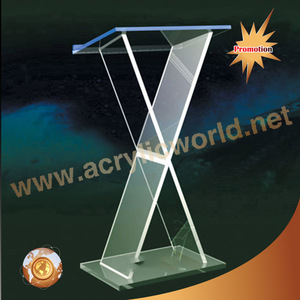 Podio de Recepción de Acrílico con Iluminación LED, Soporte de Exhibición para Iglesia, Suministro de Fábrica - Product Image 3