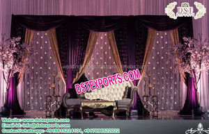 Escenario de boda, vela de media luna, pared trasera, portavelas de boda europeo, paredes traseras, fondos de nuevo diseño con paredes de velas, Reino Unido - Product Image 4