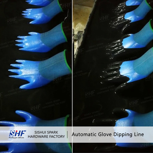 Marchio sabbioso immersione linea guanto di sicurezza che fa macchina prodotto efficiente nel settore della produzione di guanti - Product Image 5