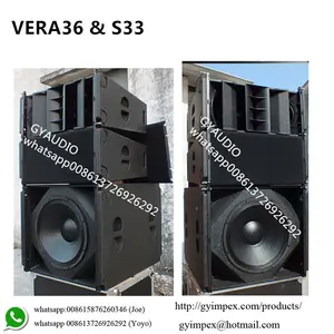 TW线阵列系统，双10英寸3路紧凑型PA音频VERA36 VR36扬声器