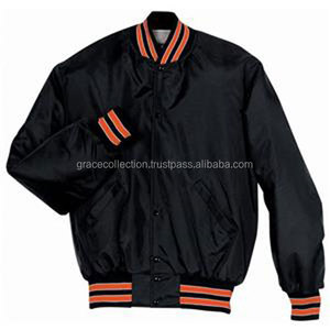 Veste bomber classique pour homme à rayures contrastées et à côtes - Product Image 6