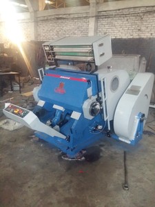 BOXMAC Heavy Duty Corrugated Board <b>Box</b> Making Machine Line Punching Die Cutting Creasing Packaging Forming Semi-Automatic 380V - Product Image 5