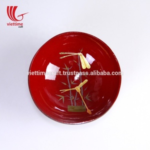 ชามกะลาเคลือบธรรมชาติ,ชามมะพร้าวแฮนด์เมดทาสีพิเศษ - Product Image 1