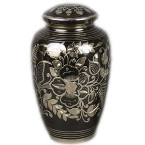 Urnes funéraires en laiton faites à la main pour cendres humaines adultes, finition bronze antique, urnes de crémation design - Product Image 6