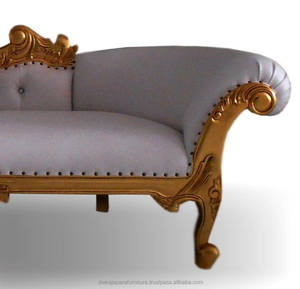 Carved <b>Wood</b> Chaise Lounge Furniture Classic Style - Product Image 4