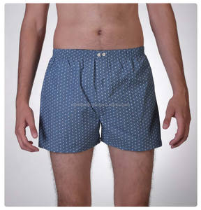 Bóxer corto de Cachemira azul para hombre, ropa interior, manguera, camisa personalizada - Product Image 1