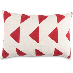 African Inspired Printed Mudcloth Throw Pillow <b>Cover</b> Back Support White <b>Cushion</b> Wholesale Decorative 16X24 mud-cloth pillow - Product Image 4