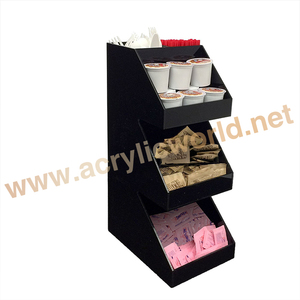 Organizador de condimentos de café, compartimento grande de 3 niveles, 14 compartimentos - Product Image 6