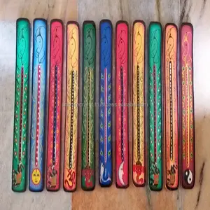 New Hot Sale Popular Wooden Hand Painted <b>Incense</b> <b>Sticks</b> Burners/<b>Holders</b> Wholesale From India - Product Image 1