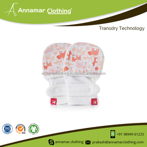 Mitaines Anti-rayures pour bébés, de 0 à 3 mois, pour nouveau-né, imprimé, mignon, organiques - Product Image 6