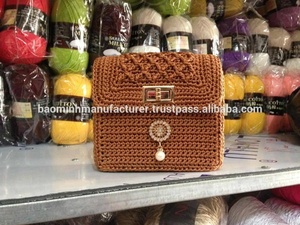 Bolso de mano de hilo de lana, nuevo diseño - Product Image 6