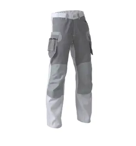 Calças de chuva de PVC à prova d'água mais vendidas para caminhadas Cargo com vários bolsos calças de trabalho protegidas estilizadas
