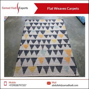 พรมปูพื้นเรียบขนสัตว์ทอมือแบบทันสมัยพรมสำหรับใช้ในสำนักงานสวดมนต์รับประทานอาหาร - Product Image 2