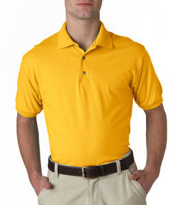 เสื้อโปโลสำหรับผู้หญิงผู้ชายเสื้อกอล์ฟปักโลโก้เสื้อโปโลถักสีพื้น - Product Image 3
