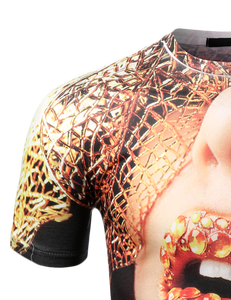 Camisetas de Golf Elásticas de Alta Calidad para Hombre, Logotipo Personalizado, Estampado Extravagante, Impresión Completa, Transpirables, Ecológicas, Jersey Plus - Product Image 5