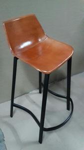 เก้าอี้บาร์หนัง & เหล็กแนววินเทจสำหรับอุตสาหกรรม - Product Image 2