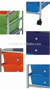 ทำในไต้หวันโลหะ3ชั้นลิ้นชักเก็บรถเข็น - Product Image 6