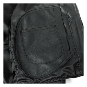 Chaleco de Cuero de Vaca para Motociclista, Chaleco Negro Duradero para Hombre, Ropa de Trabajo, Precios más Bajos - Product Image 5