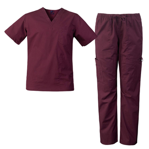 Set di Divise Mediche Unisex Onstyle, Comodo Completo in Poliestere, <span class=keywords><strong>Cotone</strong></span> e Rayon, Top e Pantaloni con Colore e Logo Personalizzabili - Product Image 2