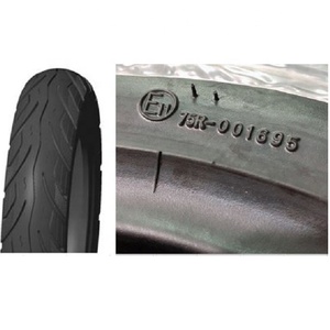 Pneu certifié E-mark 100/90-10 8PR 56J # 310A (Marque : Teamworld, Fabriqué à Taïwan) - Product Image 3