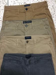 กางเกงชิโนทรงตรงเข้ารูปและยืดได้ทำจากผ้าฝ้ายสวมใส่สบายสำหรับผู้ชาย - Product Image 5